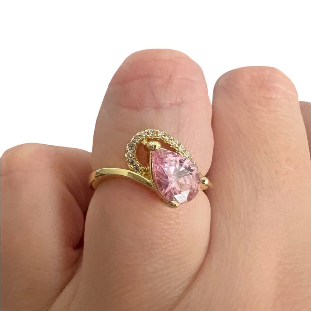 💘Tear Drop Stone Ring - Picture 2 of 4